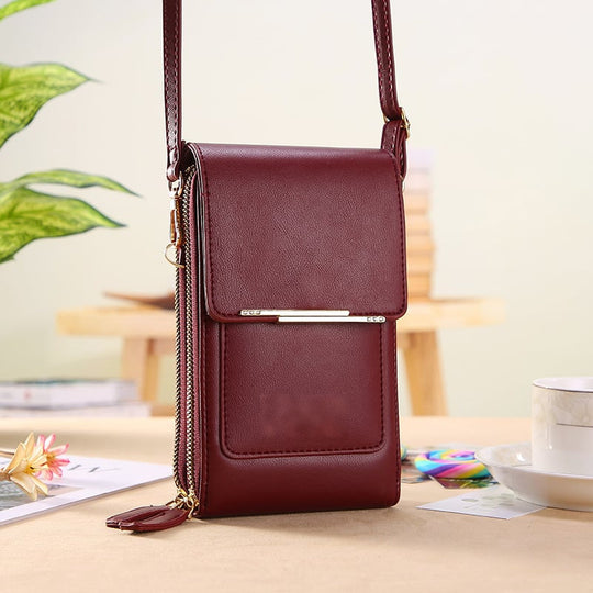 🌧️Water-Resistant & Stylish, 3 Ways to Wear👜 Handcrafted Crossbody Bag – Water-Resistant PU Leather & Adjustable Strap | Perfect for Any Occasion, Crossbody/Shoulder/Waist ✨