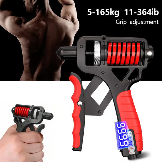11-364 lbs Hand Grip Strengthener Workout ForearmGrip Gripper FingerStretcher Grip Ring Stress Relief for Athletes