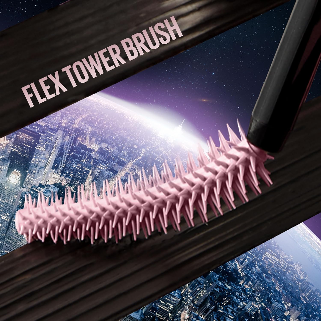 Maybelline Lash Sensational Sky High Washable Mascara Makeup, Volumizing, Lengthening, Defining, Curling, Multiplying, Buildable Formula, Very Black
