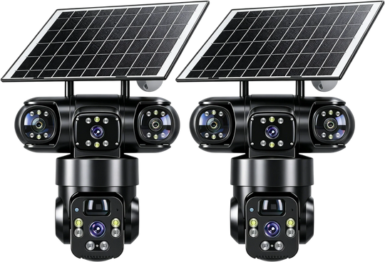 ⏳ LIMITED-TIME 50% OFF! ⏰6K 9MP Outdoor Wi-Fi Security Camera | 10x Zoom, 3 Lenses, 360° PTZ | IP66 Waterproof, Color Night Vision, Two-Way Audio, Motion Tracking