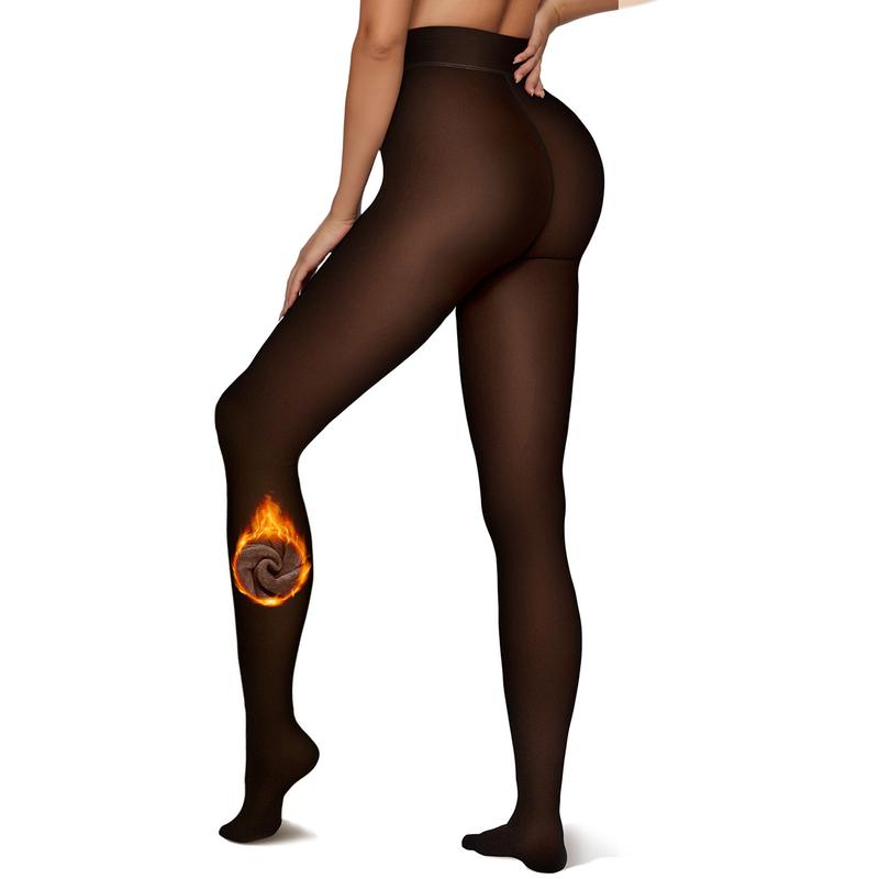 🎃50% off all new autumn clothing🍂🍂The Original Magic Fleece Lined Leggings Sheer Fake Translucent Pantyhose
