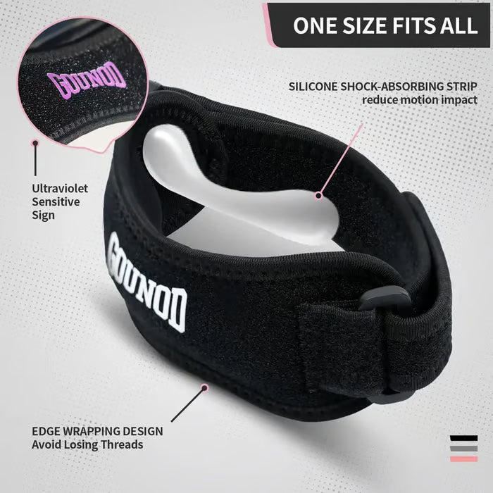 Silicone Patella Knee Support Strap