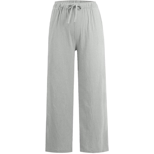Women's  Cotton Linen Wide Leg Pants