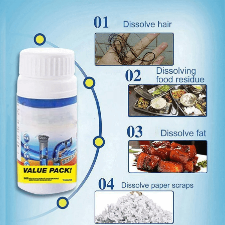 Limpiador de fregadero y desagüe