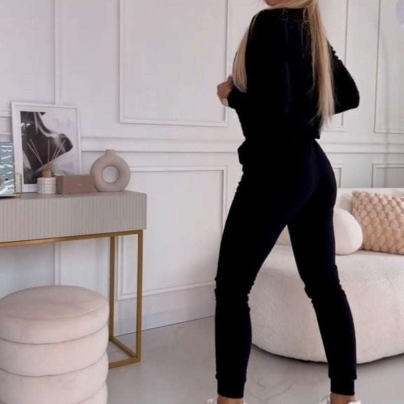 🎉Tuta da donna con zip, 3 pezzi😍 | Tuta Cloud | Elasticizzato in 4 direzioni + antipiega