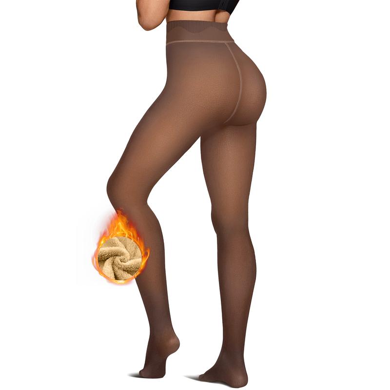 🎃50% off all new autumn clothing🍂🍂The Original Magic Fleece Lined Leggings Sheer Fake Translucent Pantyhose