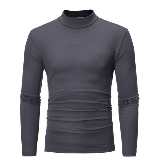 Cotton High-necked Thermal T-shirt