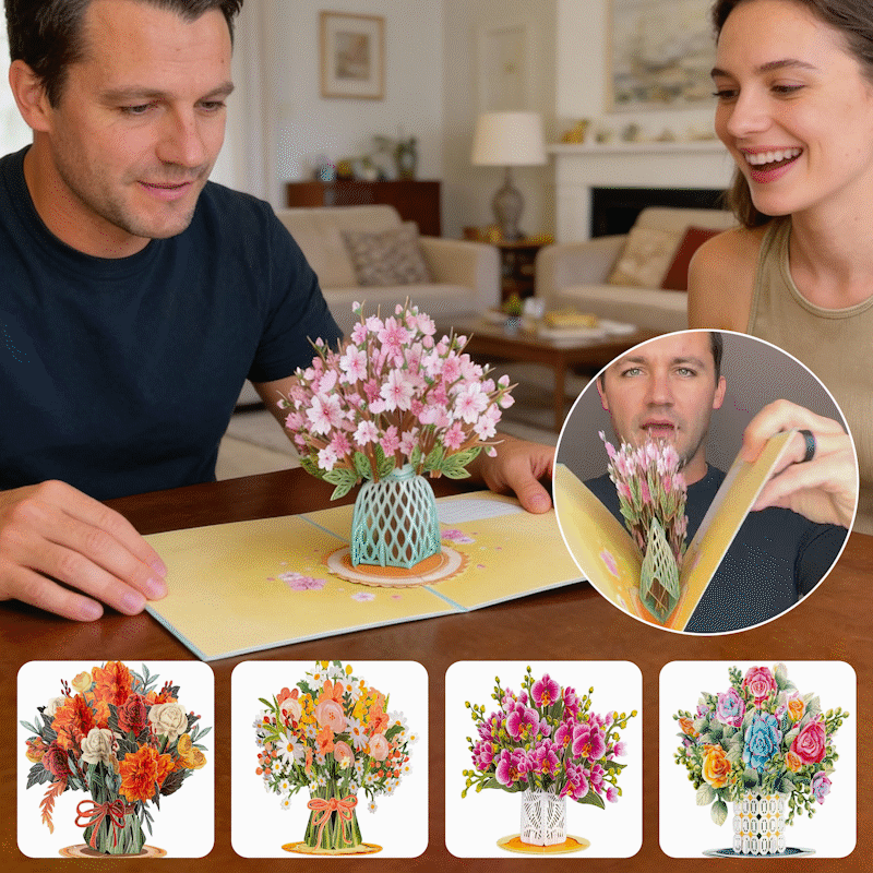🏆PRODANO JE 35 000+! 🌼💌 3D cvjetna kartica s vječnim cvijetom – personalizirana ljubavna poruka &  Vječni cvat 🎁