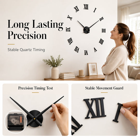 🏠🕒Modern 3D Digital Wall Clock – Silent Acrylic Luminous Wall Decor, Read Time Display, Stylish Home Decoration & Gift