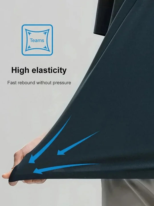 🔥Nieuwe aankomsten🔥Heren Ice Silk Snel drogend Business Overhemd