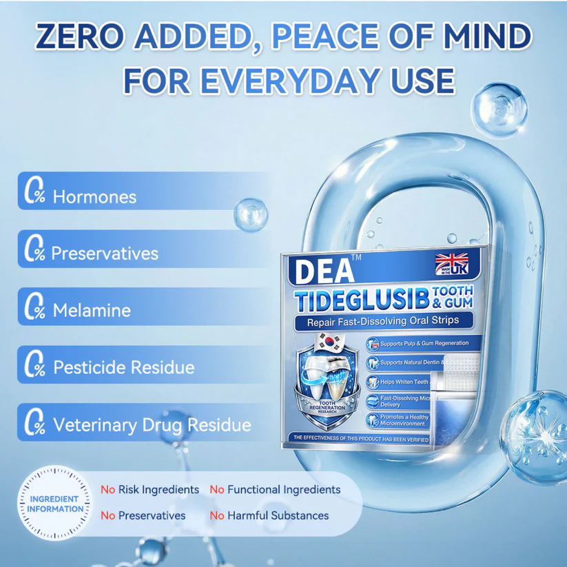DEA® 🦷 Tideglusib Schnellauflösender Zahn &  Zahnfleischreparaturstreifen 💥🎉
