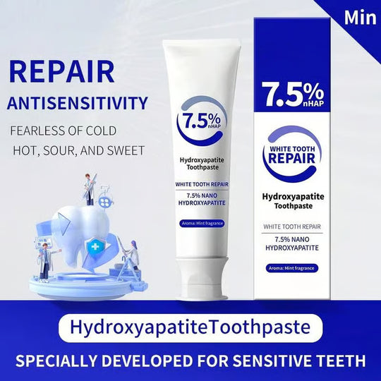 Fluoride-Free Hydroxyapatite Toothpaste | Breath Freshening |Effective whitening