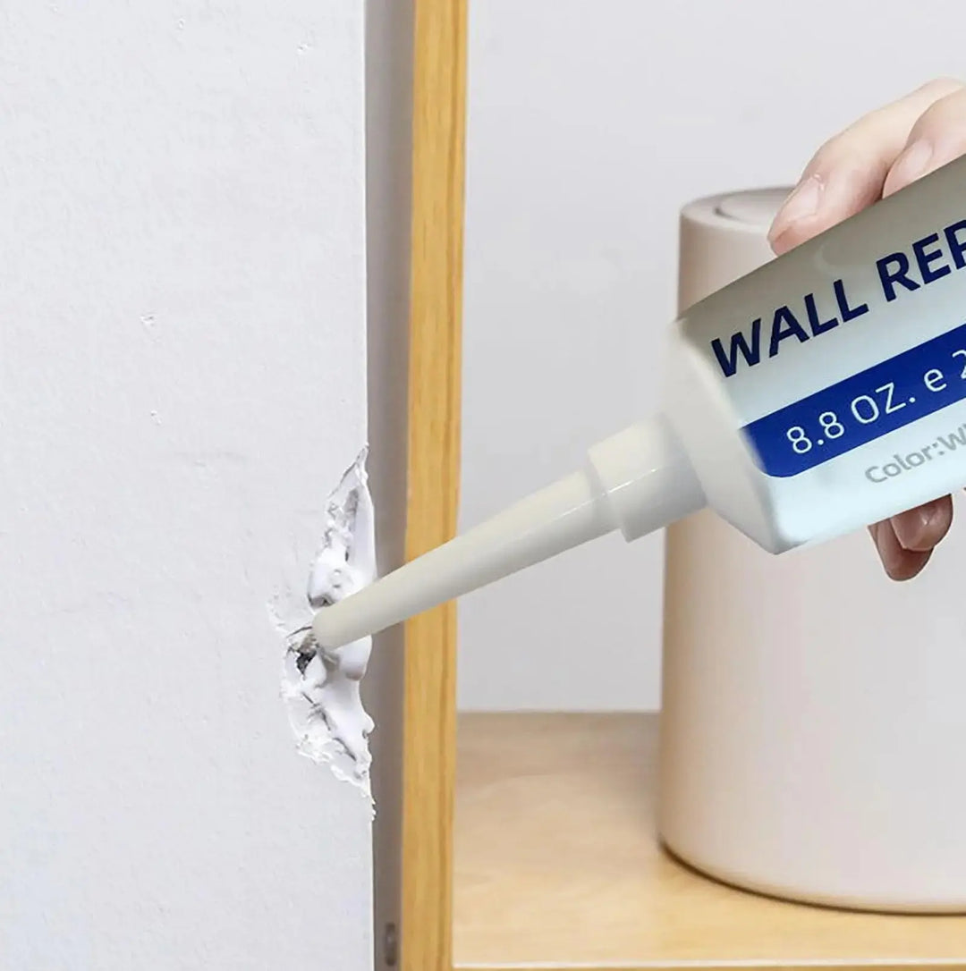 【Father's Day Gift】Drywall Patch Repair Kit with 250g Quick-Drying Wall Mending Agent, Multi-Functional Heavy-Duty Concrete Sealant, Waterproofing Adhesive Caulk, Self-Adhesive Paste