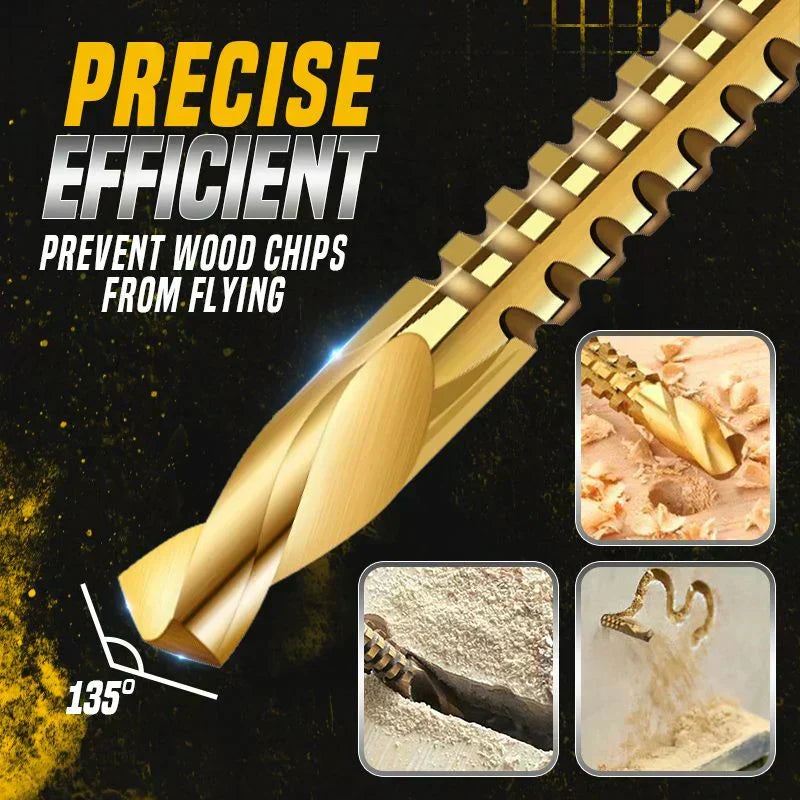 Twist Drill Bit Set – High-Speed Steel, Titanium-Coated & Multi-Material Ready