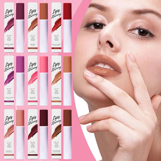 💗SISTA DAGEN - KÖP 1 FÅ 1 GRATIS💗Läppfärgande läppolja (Klibbfri | Kladdar inte | 24 timmar långvarig)👄)