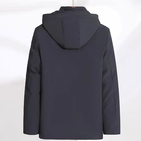 [Lämmin lahja] Miesten lämpöpaksu hupullinen Parka -takki