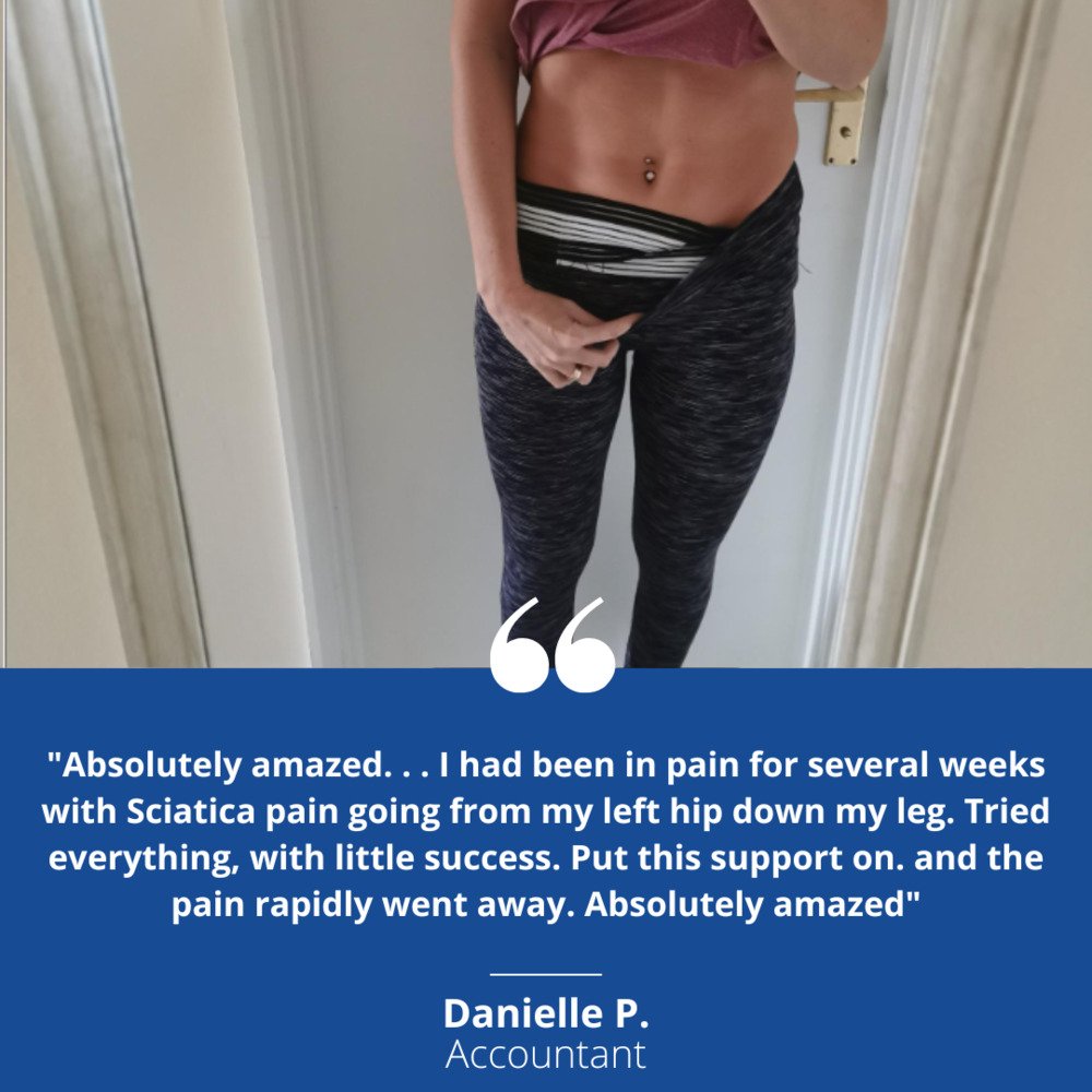Cintura per la schiena ODALIT™: la soluzione in 2 settimane per la sciatica & Sollievo dal dolore lombare!