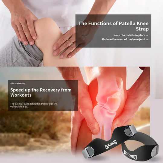 Silicone Patella Knee Support Strap
