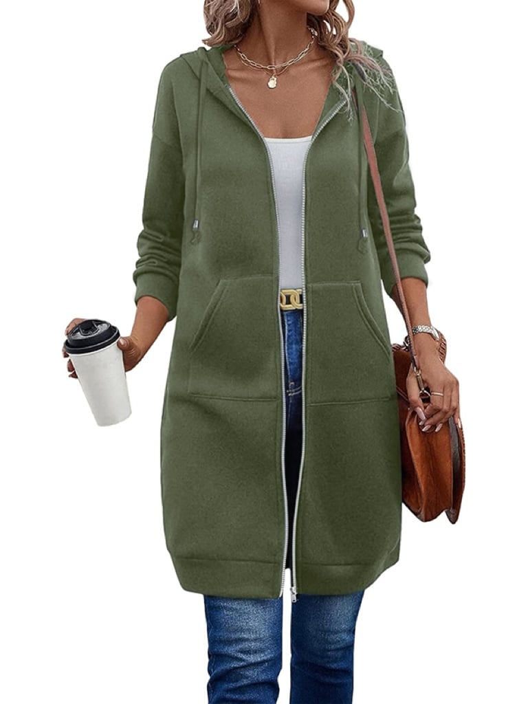 ⏰This week's Hot Sales - 50% Off🍂 Women's Casual Zip-Up Hoodie Jacket – Autumn Lightweight Everyday Coat ✨