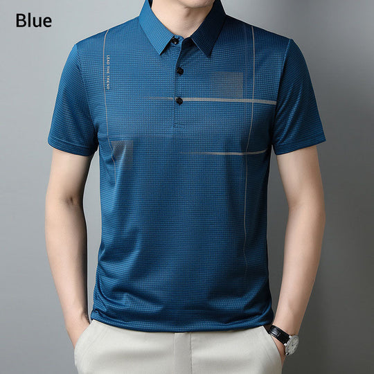 👔 Hübsches Poloshirt für Herren – Kaufen Sie 3 und erhalten Sie 1 gratis👕Lockeres, cooles, atmungsaktives Revers-T-Shirt für Herren