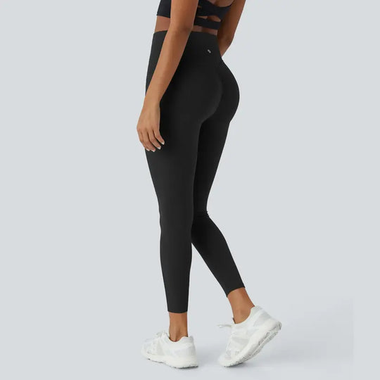 Halara UltraSculpt Højtaljede Scrunch Butt Lifting Mave Control Pocket Shaping Training Leggings