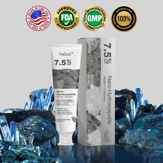 🔥Ends Tonight: Get 40% OFF Before It’s Gone!🎁 YaGoo™ Fluoride-Free Hydroxyapatite Toothpaste – Gentle Whitening & Enamel Strength for Sensitive Teeth