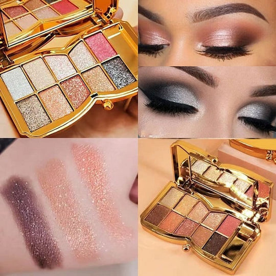 🔥Hot Sale - 50% off🔥✨10 Colors Glitter Shimmer Eyes Shadow Pallet
