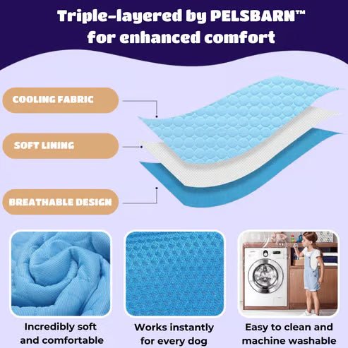 🧊Dog Cooling Mat (4x more effective)