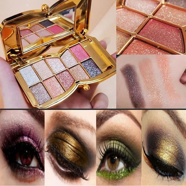 🔥Hot Sale - 50% off🔥✨10 Colors Glitter Shimmer Eyes Shadow Pallet