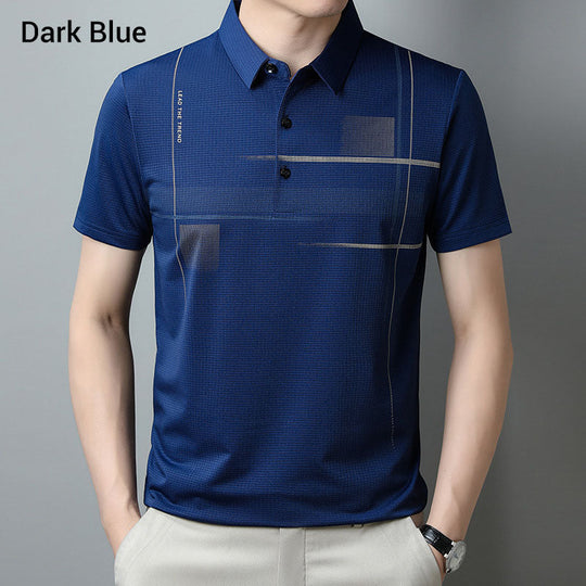 👔 Hübsches Poloshirt für Herren – Kaufen Sie 3 und erhalten Sie 1 gratis👕Lockeres, cooles, atmungsaktives Revers-T-Shirt für Herren