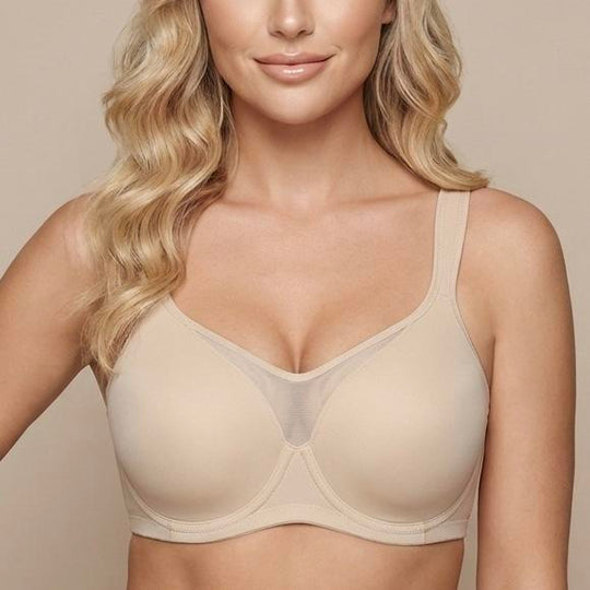 ⏳💐Hot Sale 50% OFF !!🖤Women's Elegant Sheer Full Coverage Non-padded Plus Size Bra