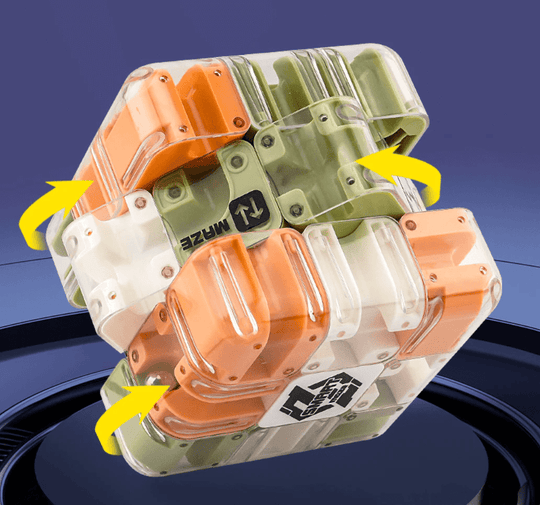 🎁🧩Large Labyrinth 3D Puzzle Maze Cube - Engaging Brain Teaser Toy