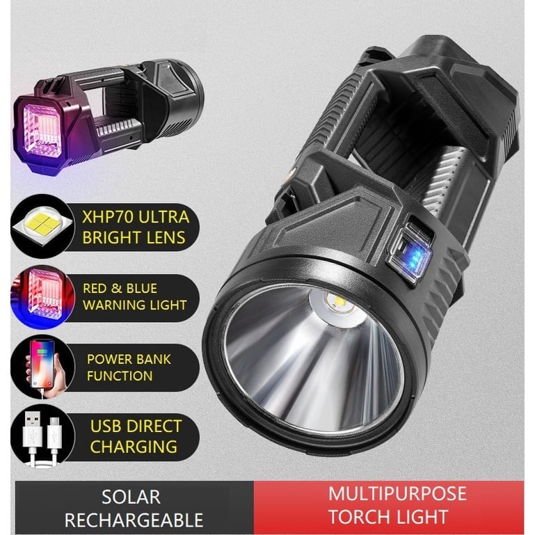💥2024 BIG SALE 49% OFF💥 New German 1000000 Lumens Waterproof Spot Lights Handheld Large Searchlight
