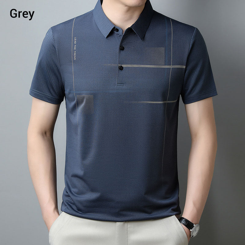 👔 Hübsches Poloshirt für Herren – Kaufen Sie 3 und erhalten Sie 1 gratis👕Lockeres, cooles, atmungsaktives Revers-T-Shirt für Herren