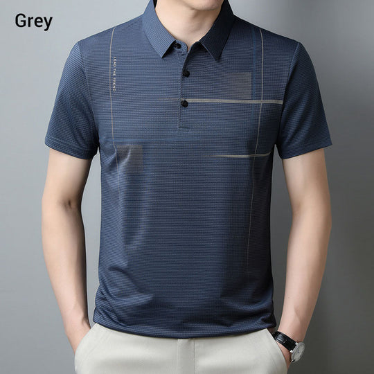 👔 Hübsches Poloshirt für Herren – Kaufen Sie 3 und erhalten Sie 1 gratis👕Lockeres, cooles, atmungsaktives Revers-T-Shirt für Herren