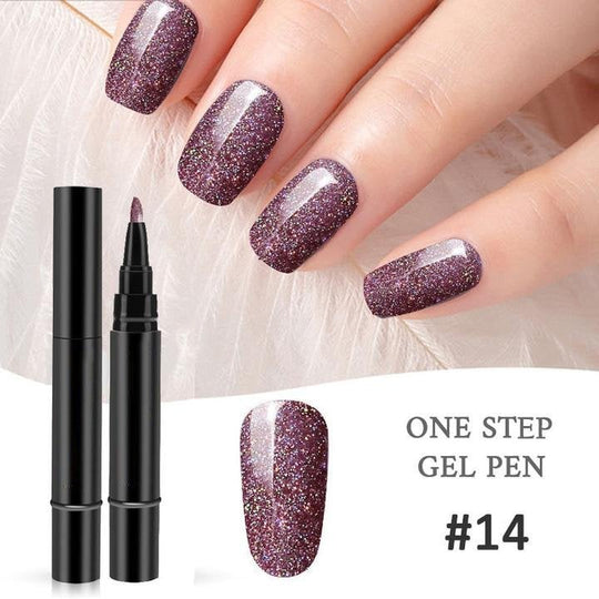 📢📢Limited Time Buy 1 Get 1 Free‼️💅One Step Nail Gel Pen 🎁Free Gift -Mini Portable UV Nail Lamp✨