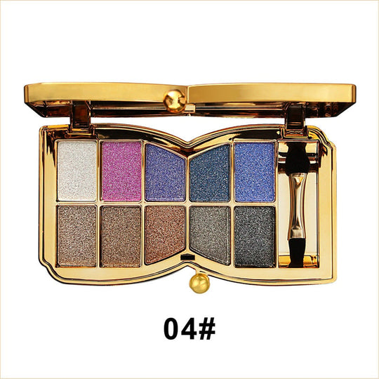 🔥Hot Sale - 50% off🔥✨10 Colors Glitter Shimmer Eyes Shadow Pallet