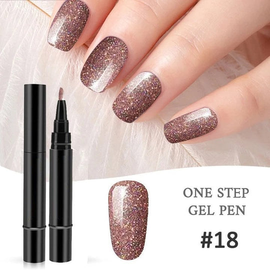 📢📢Limited Time Buy 1 Get 1 Free‼️💅One Step Nail Gel Pen 🎁Free Gift -Mini Portable UV Nail Lamp✨