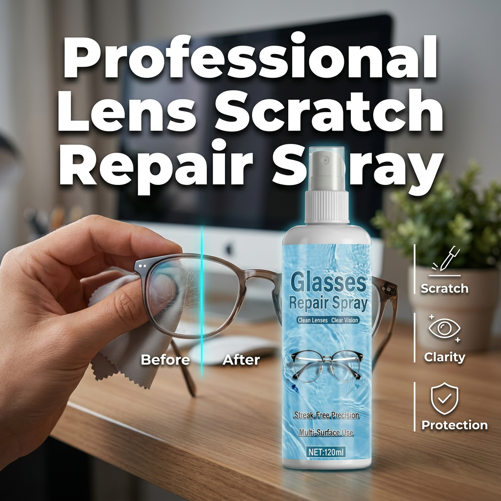 ⏳💥Final 3 hours buy 2 get 1 free !! 😎Professional Lens Scratch Repair Spray