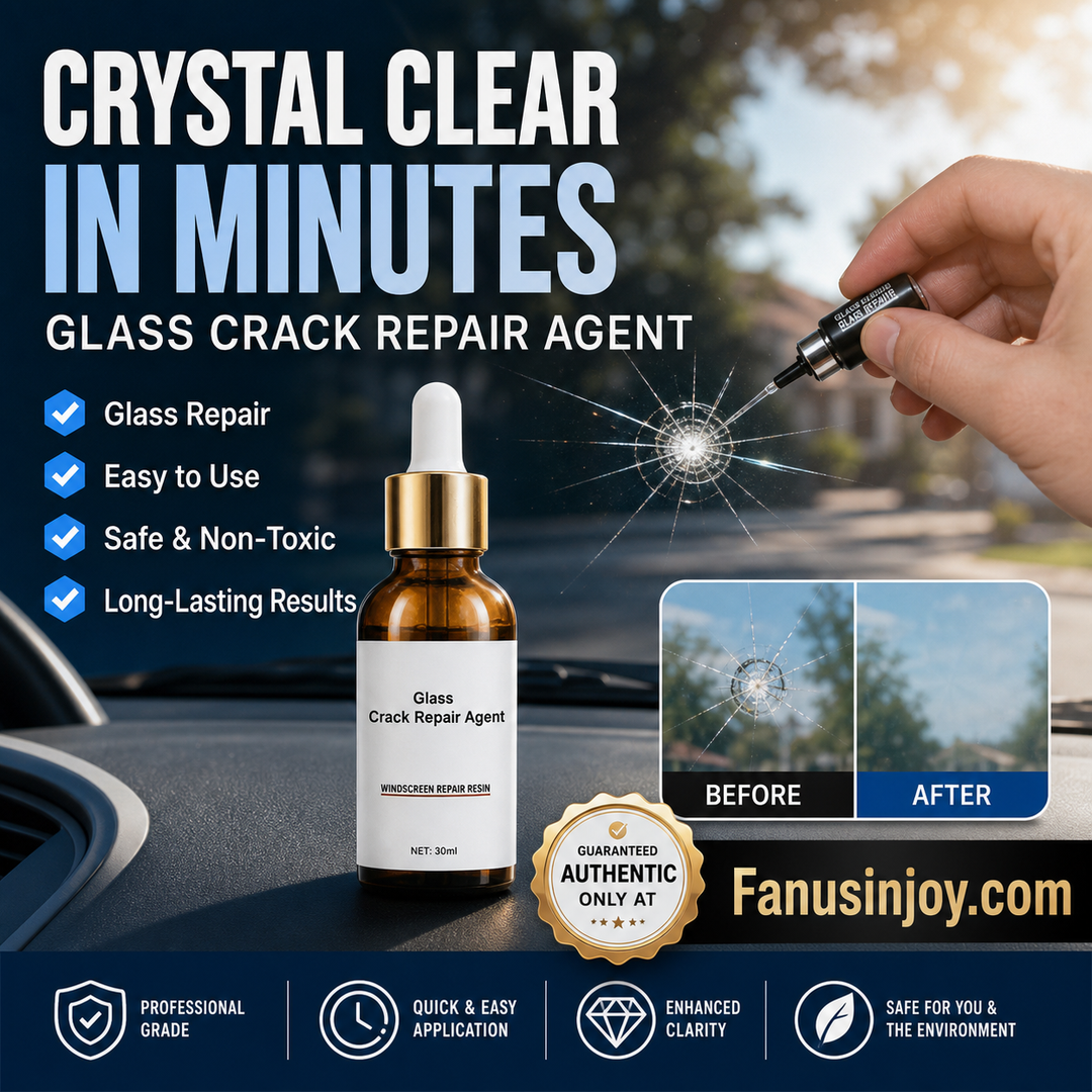 One drop fixes all glass cracks！🚗Glass Crack Repair Agent