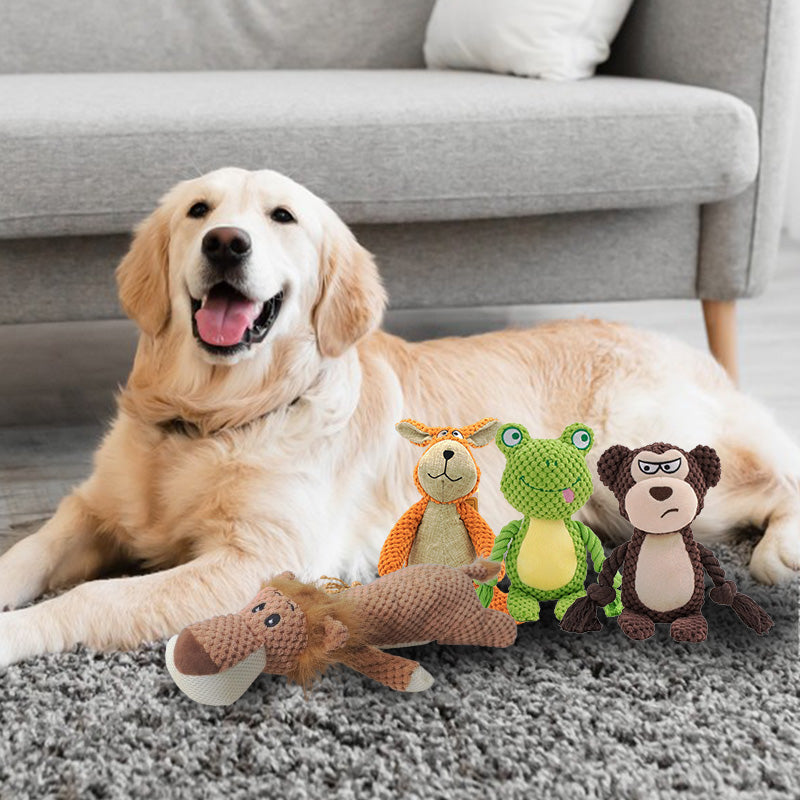 [Gift For Pet] Squeaky Plush Dog Toys-3