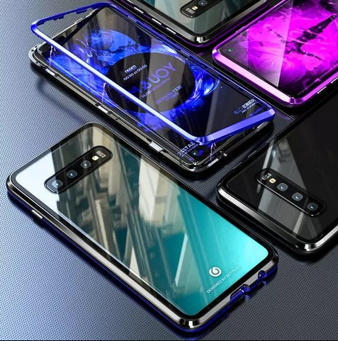 🔥Limited Time 50% OFF🔥Anti-peeping Magnetic Tempered Glass Double-sided Phone Case For Samsung S21-25 Series