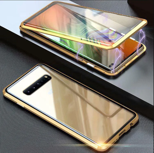 🔥Limited Time 50% OFF🔥Anti-peeping Magnetic Tempered Glass Double-sided Phone Case For Samsung S21-25 Series