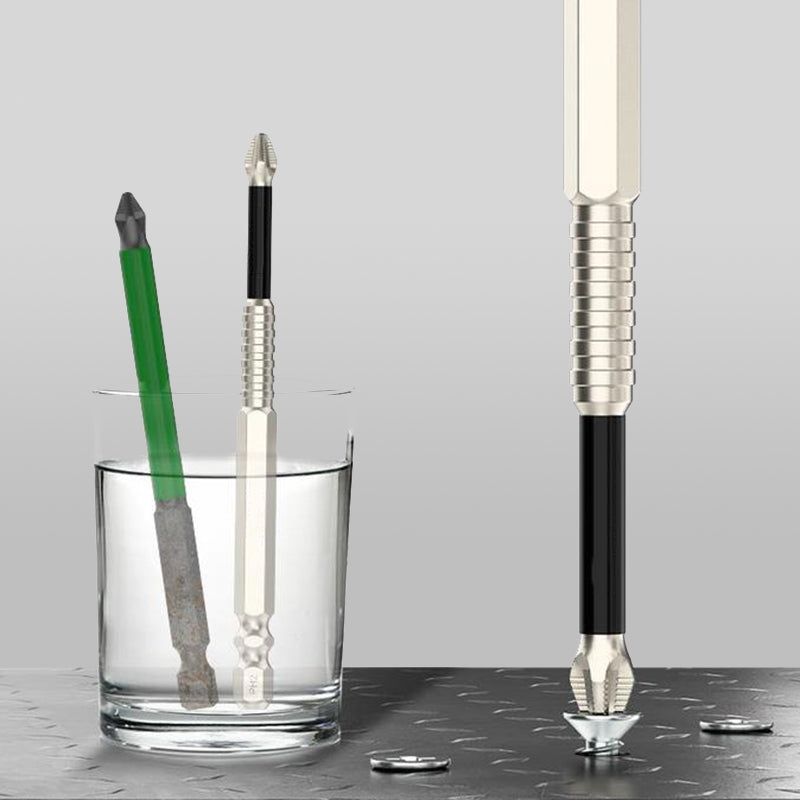 🔥Hete uitverkoop🔥 Set van 6 kruiskopschroevendraaierbits (50% korting)