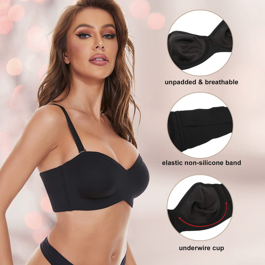 ⏰LAST DAY BUY 1 GET 1 FREE ⏰Non-Slip Multi-Way Strapless Bra