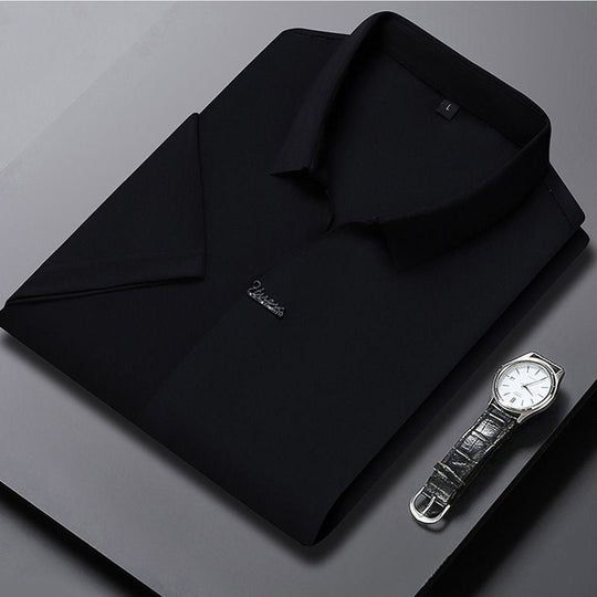 🔥Men’s Casual Lapel Breathable Wrinkle-free T-shirt
