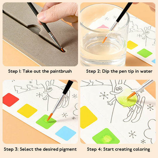 [Interesting Gift] Watercolor Painting Book