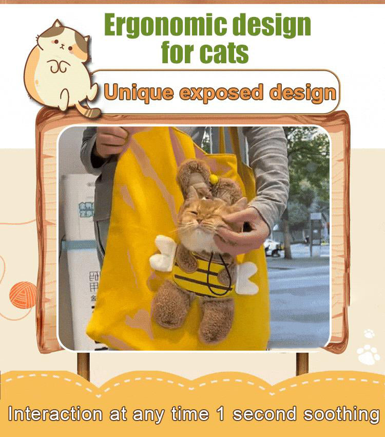 🔥Hot Sale 50% OFF🔥Cute Dew Head Shape Cat Bag - Pets Carrier Bag-1