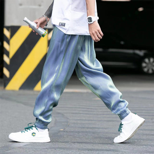 Men's Reflective Relaxed Fit Casual Jogger Pants