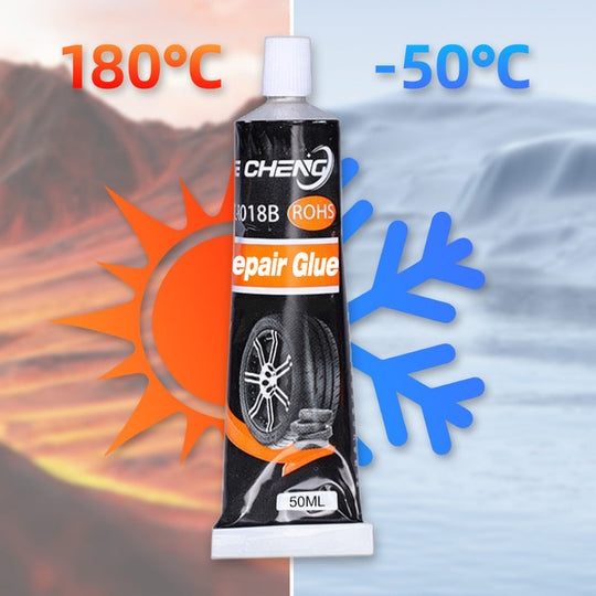 🛞Waterproof & High Temperature Resistant Tire Repair Glue - Suitable For Cars, Motorcycles, Bicycles